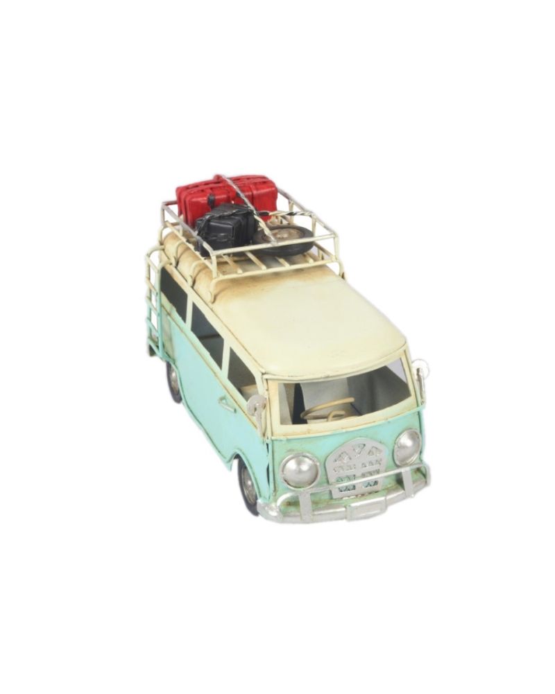 Vintage Model Light Blue Campervan