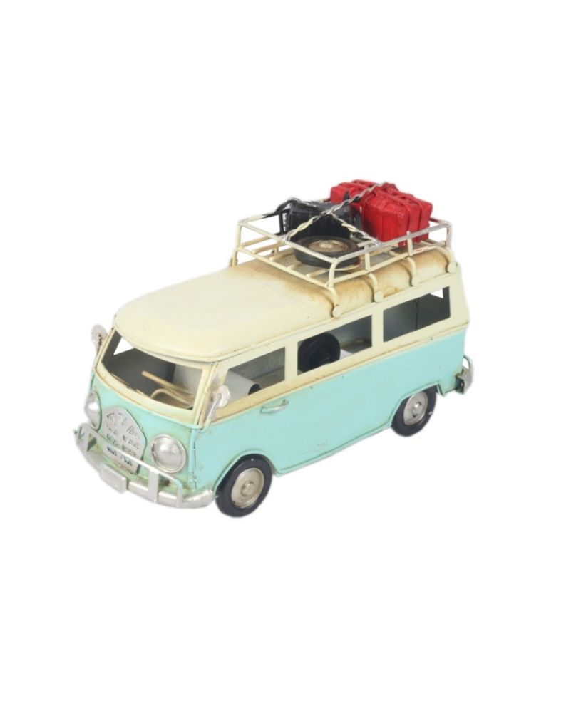 Vintage Model Light Blue Campervan Side