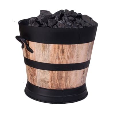 Medium Wooden & Iron Fuel Store