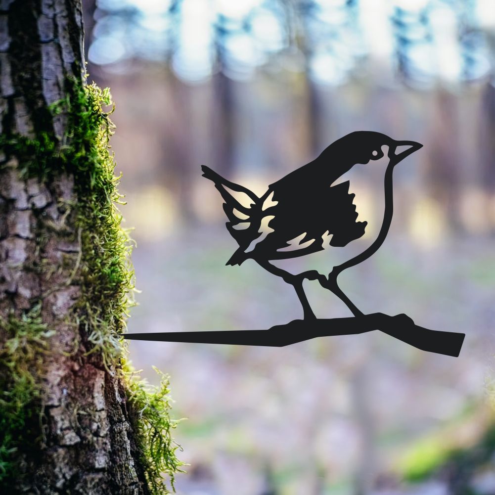 Wren Iron Tree Spike Finished in Black