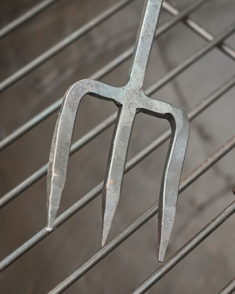 Wrought Iron Kadai Fork Prongs