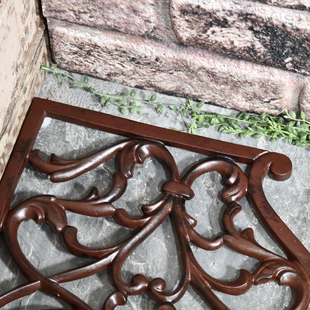 Rustic Cast Iron Arched Edge Door Mat Edging