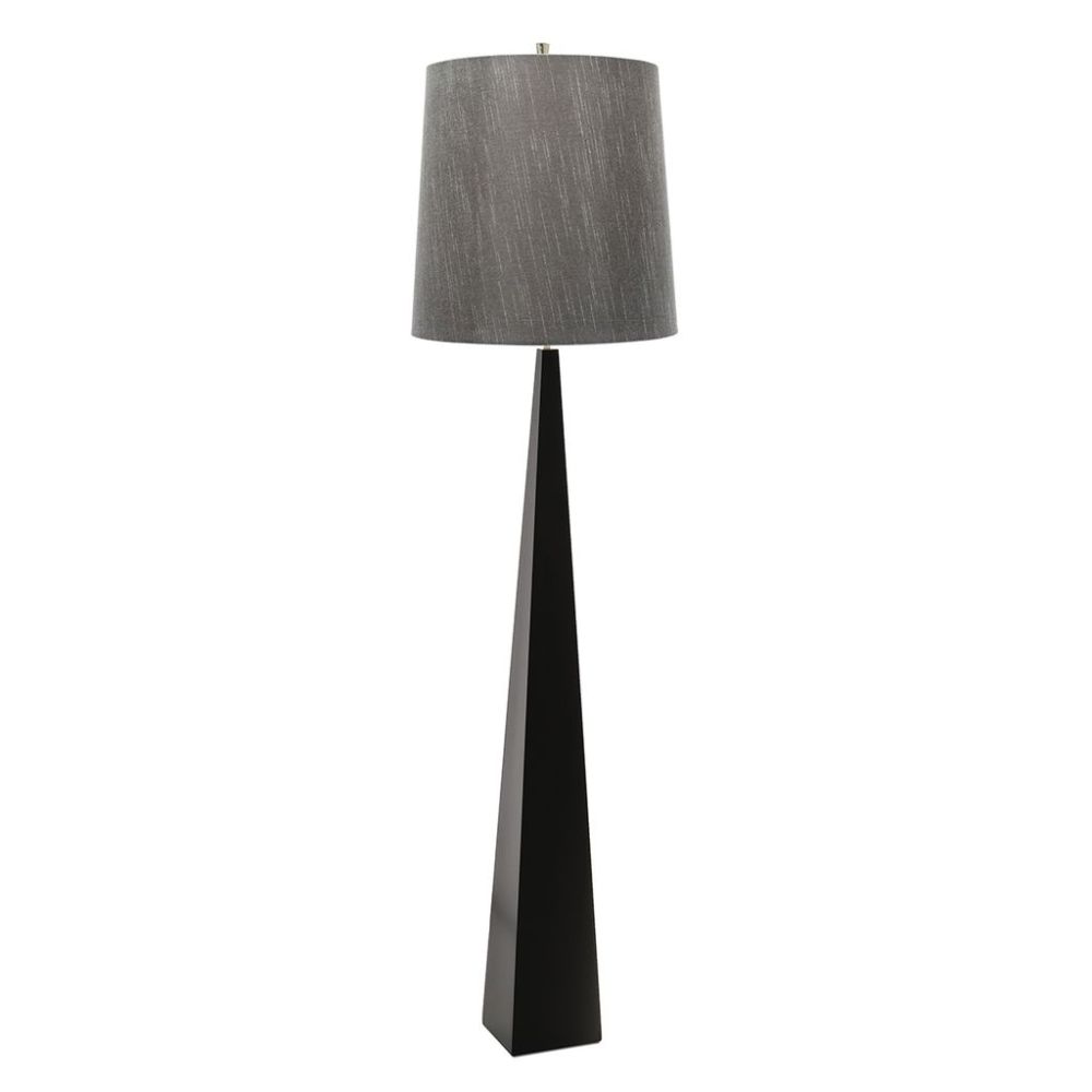 Black Steel 'Affilato' Triangular Floor Lamp