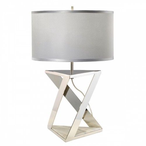 Contemporary 'Helios' Table Lamp With White Marble Base