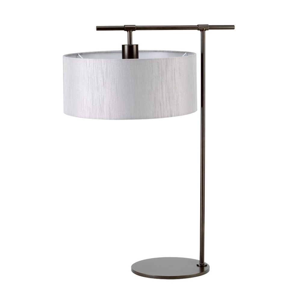 Dark Brown & Silver 'Bilancia' Table Lamp