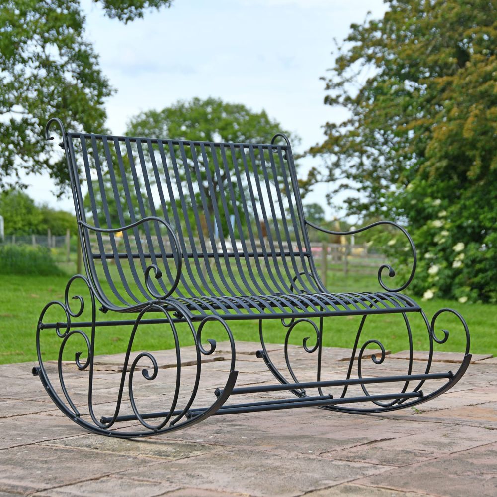 Metal clearance rocking bench