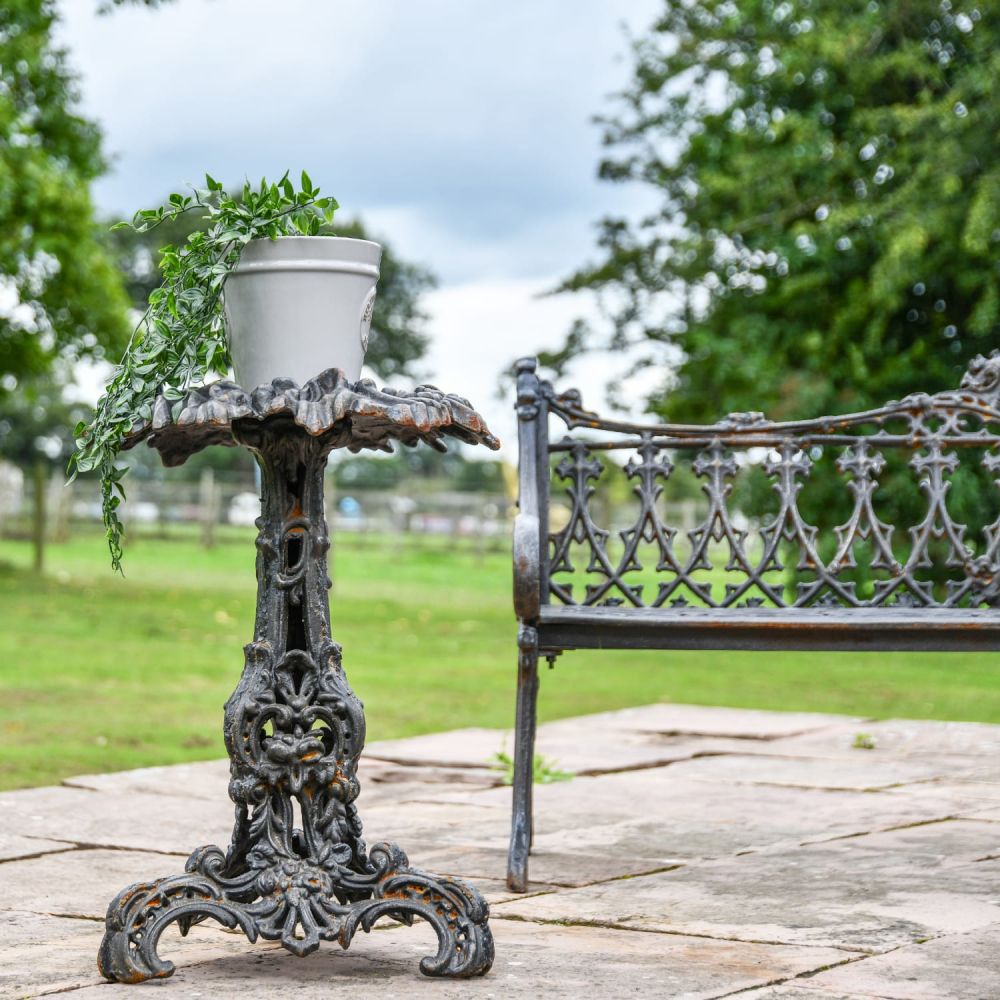 Cast iron plant stand discount