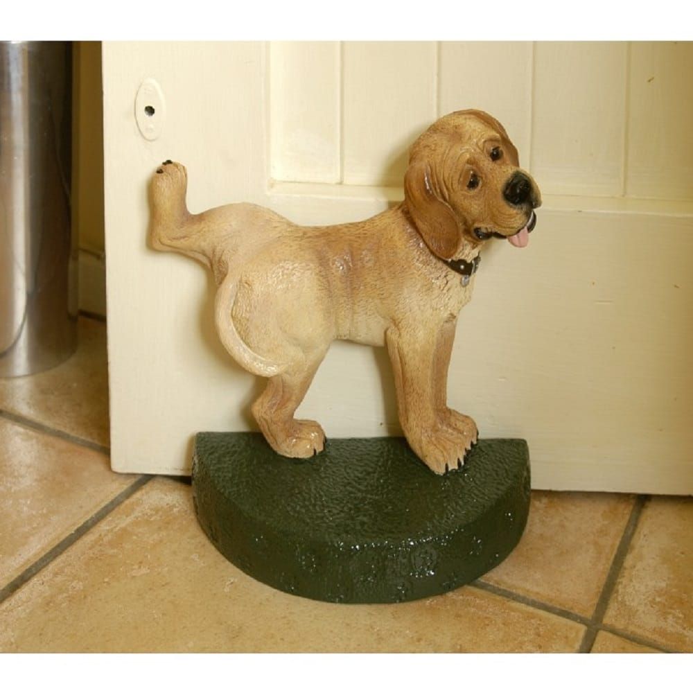 Door Stop Dog Hand Painted