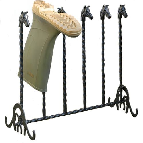 Iron welly rack on sale