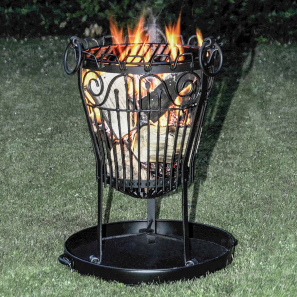 Lincoln Log Burner with Grill u0026 Ash Pan (Clearance)
