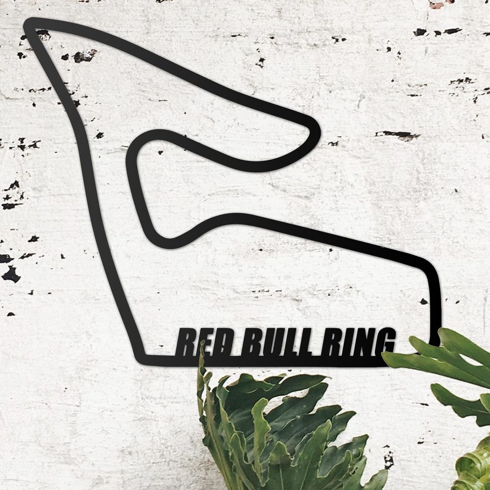 Red Bull Ring Motorsport Race Track Wall Art in the Living Room
