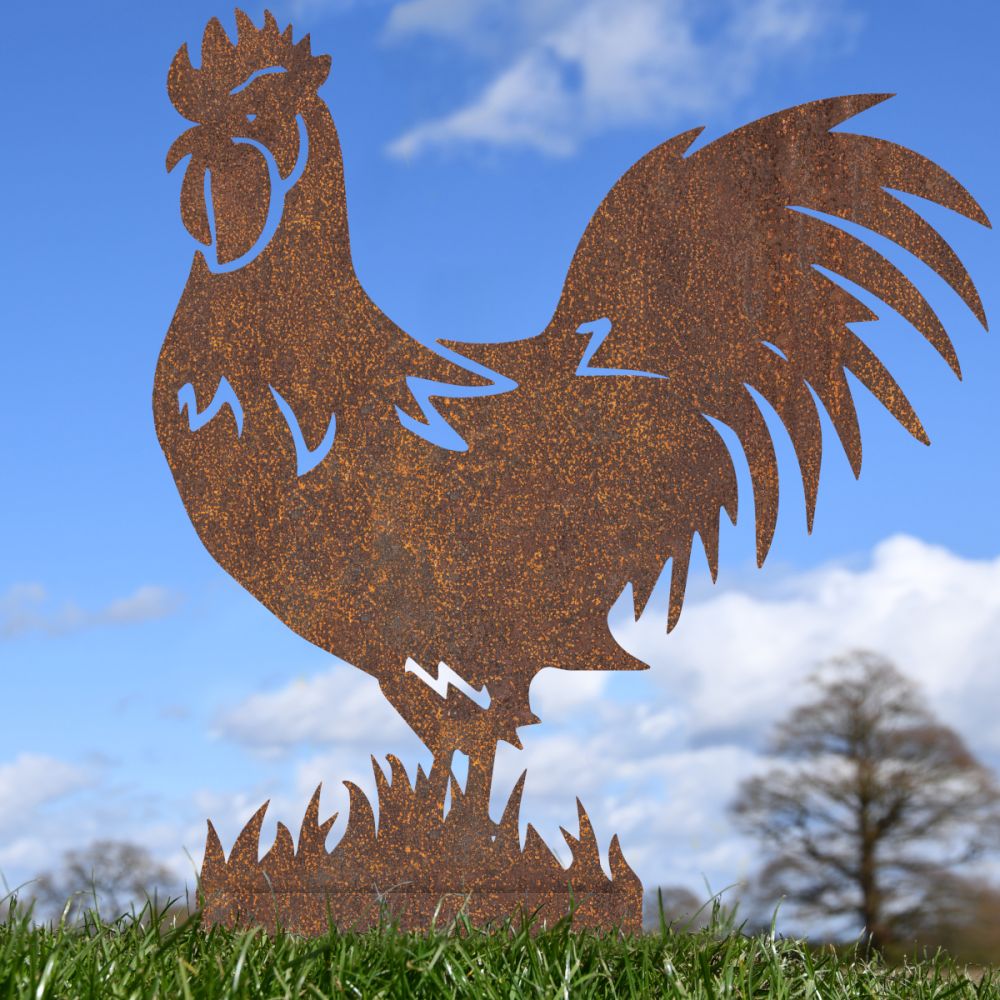 Rustic Rooster Silhouette