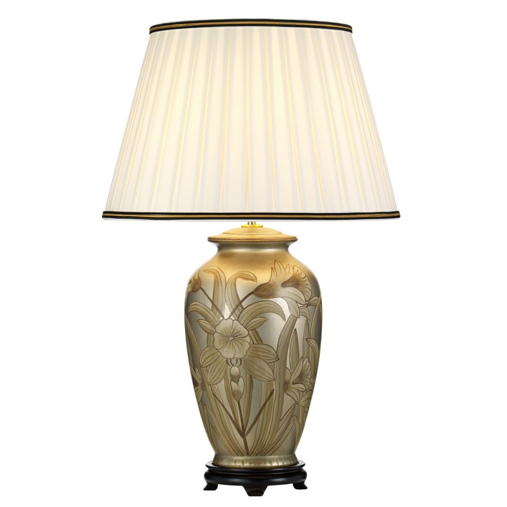 Traditional Floral Table Lamp