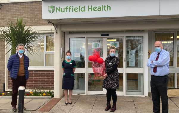 Nuffield Health Receive A Special Gift Nuffield Health