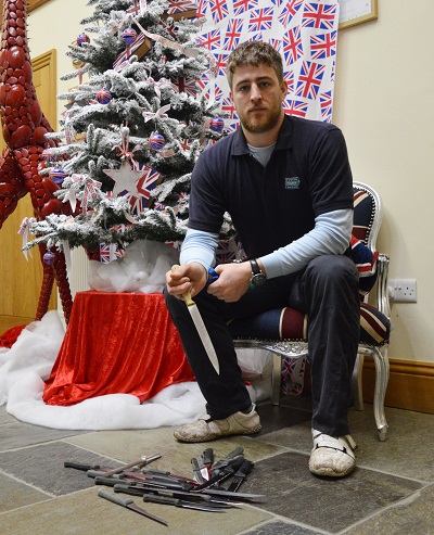Support from public for knife project