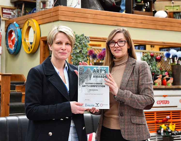 Anti-Violence Art Awards Certificate