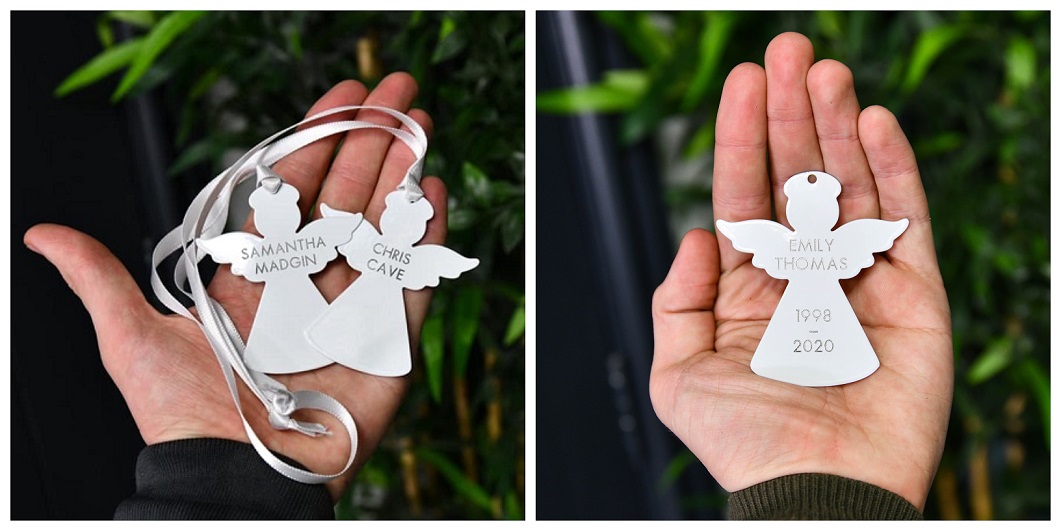 Engraved Metal Angels