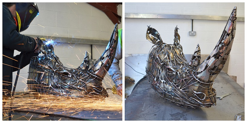 Rhino Sculpture
