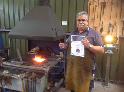 Tony Bacon in the Forge