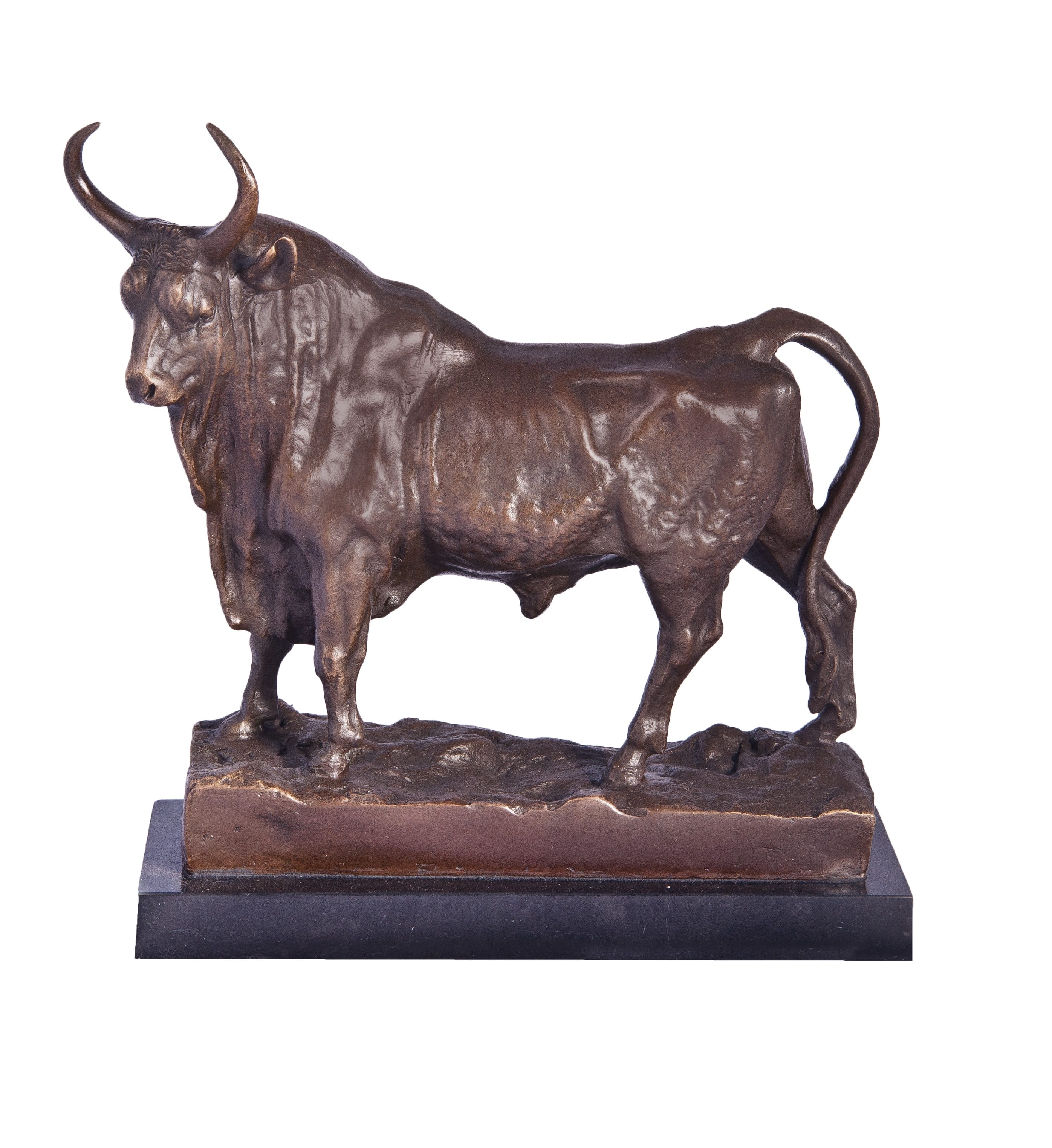 “Toro Rey” Bronze Bull Sculpture