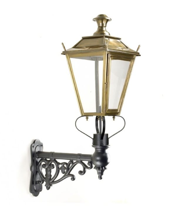Brass Dorchester Lantern on Capella Bracket
