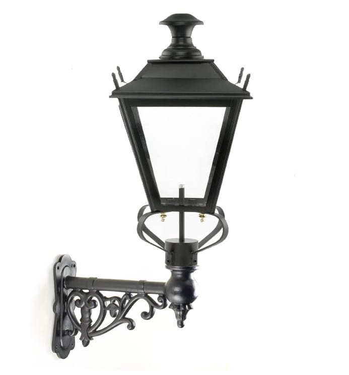 Black Dorchester Lantern on Capella Bracket