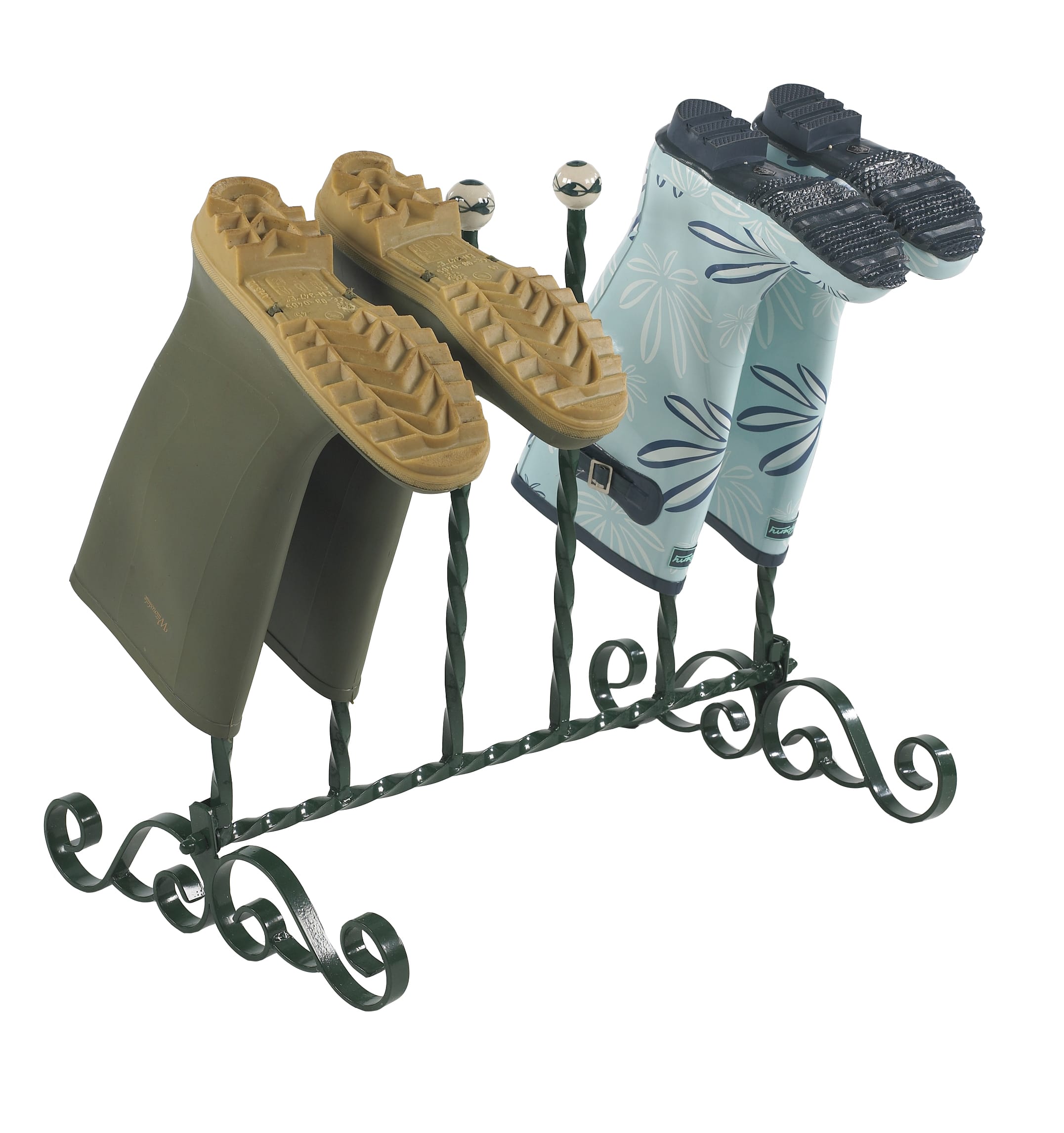 The Glenbrock Boot Rack In Green