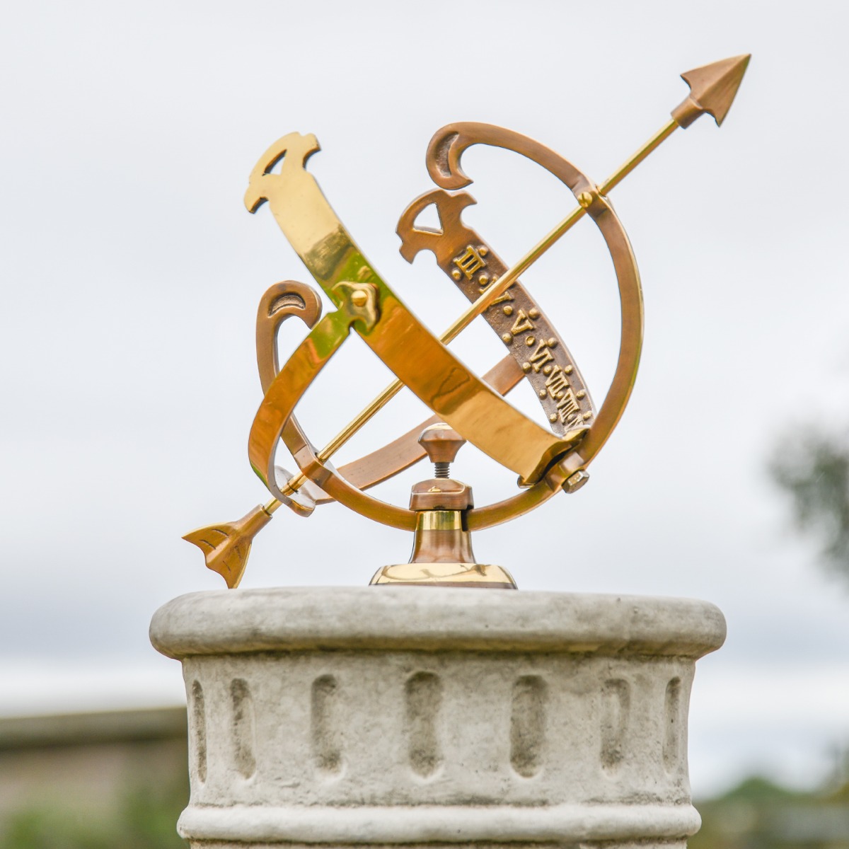 Solid Brass Profatius Armillary - Small