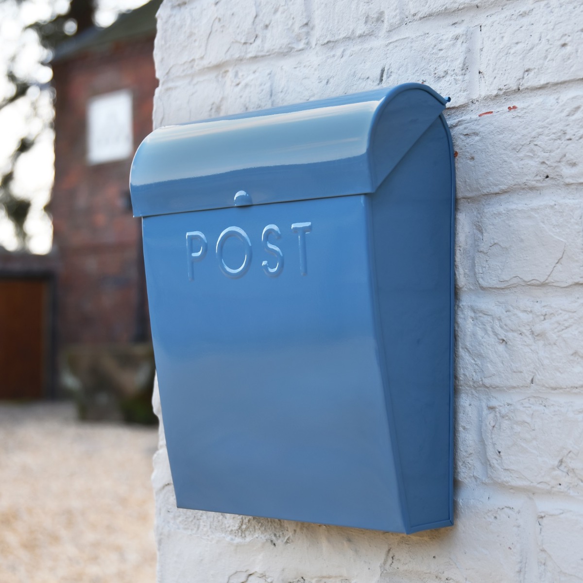 London Classic Post Box in Cosmos Grey