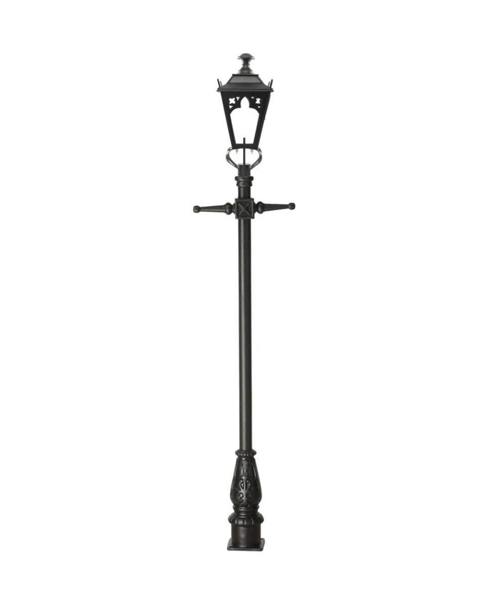 The Black Canterbury Lamp Post In 2.66 Metres