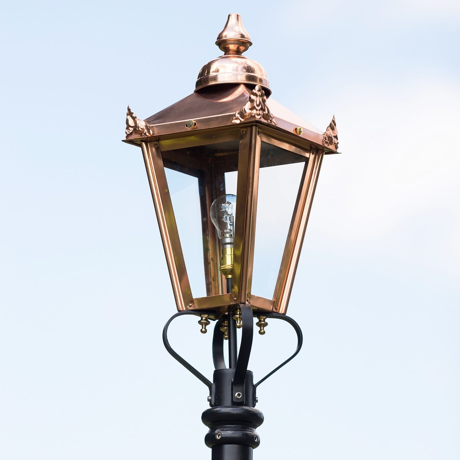 Medium Copper Victorian Vintage Lantern