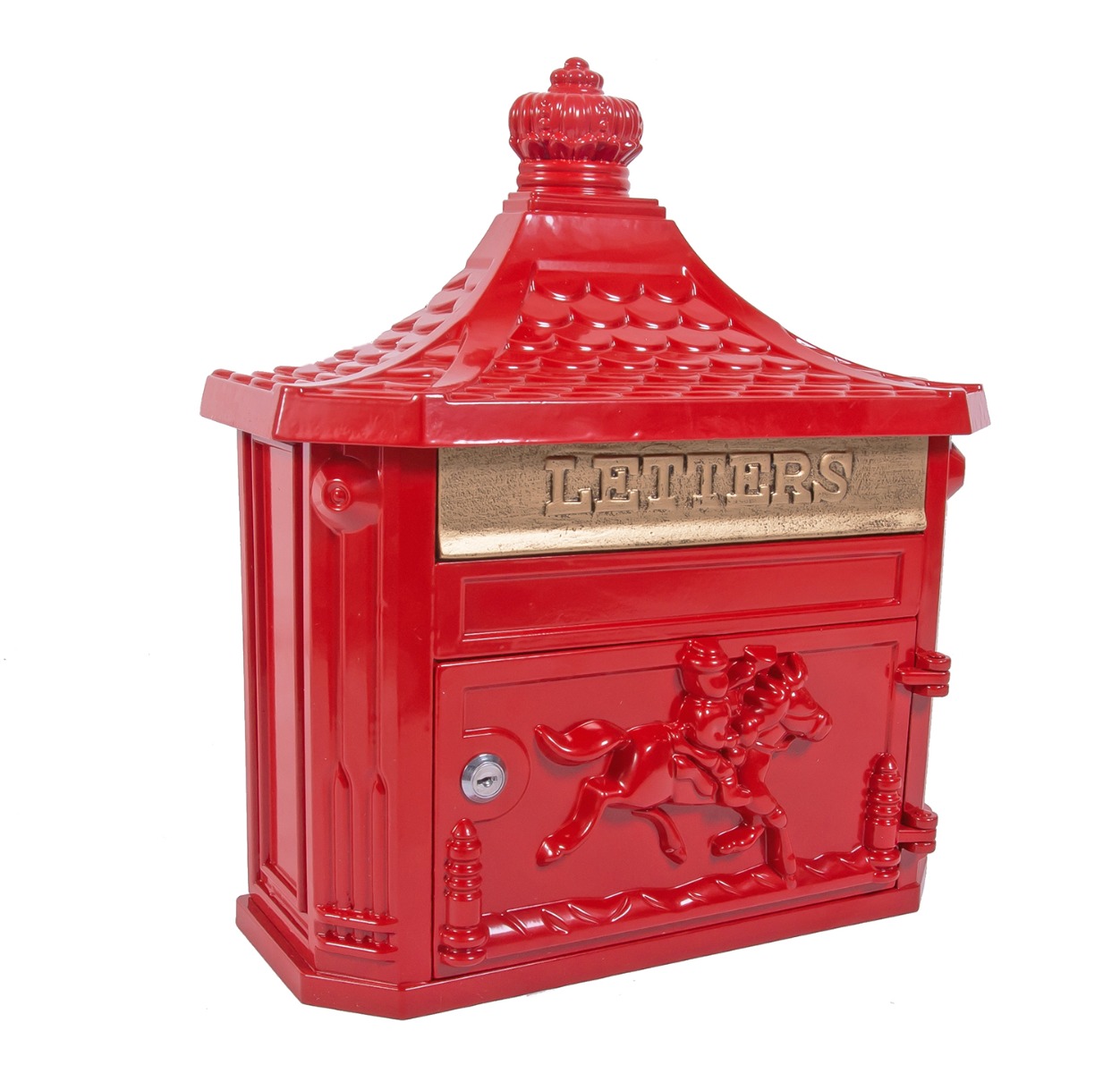 "The Westminster" Post Box In Royal Red