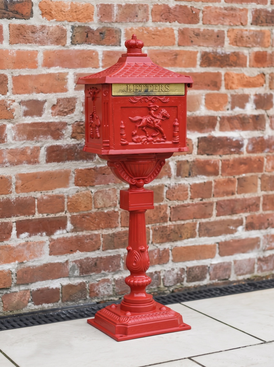 The Westminster Post Box In Royal Red