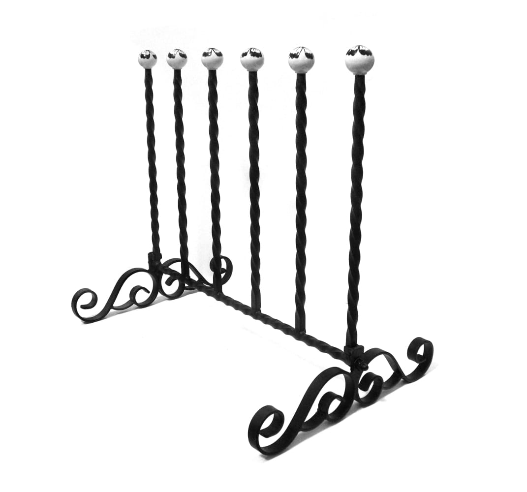 The Glenbrock Boot Rack In Midnight Black