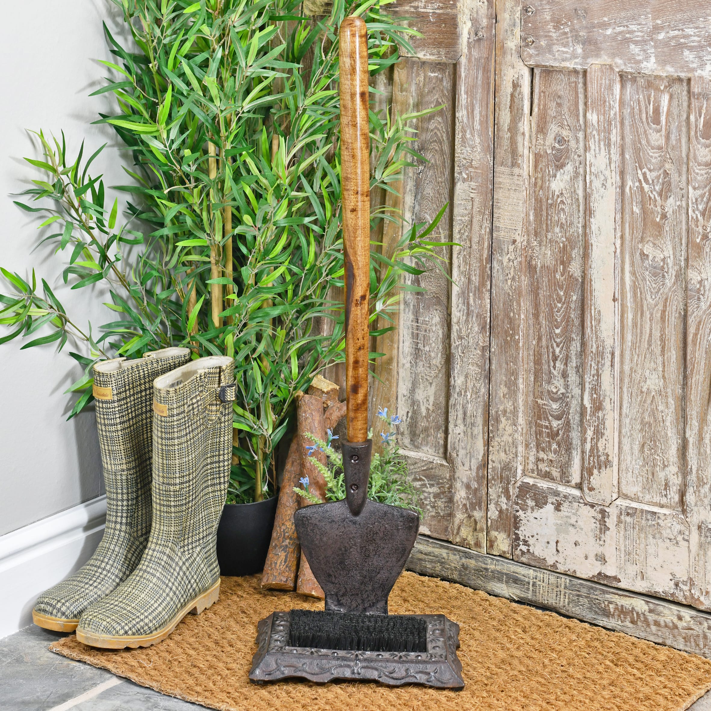 "Doug Diggens" Old Garden Spade Boot Scraper