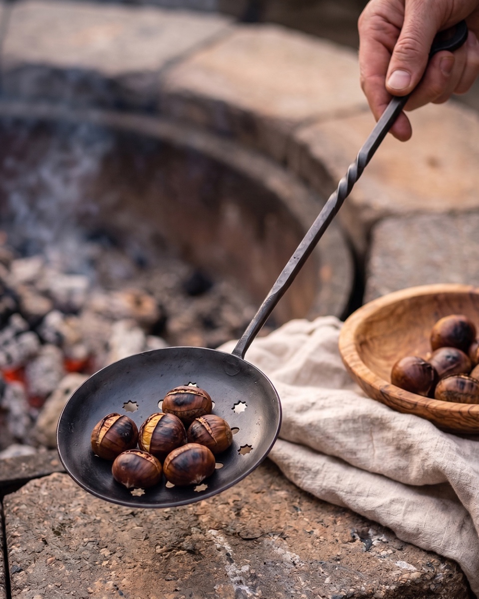 Black Iron Chestnut Roaster