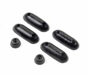 Black Toilet Seat Rubber Buffers