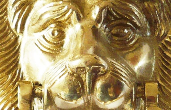 Britannia Lion Door Knocker