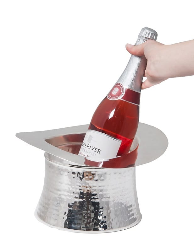 Top Hat Silver Plated Wine Cooler