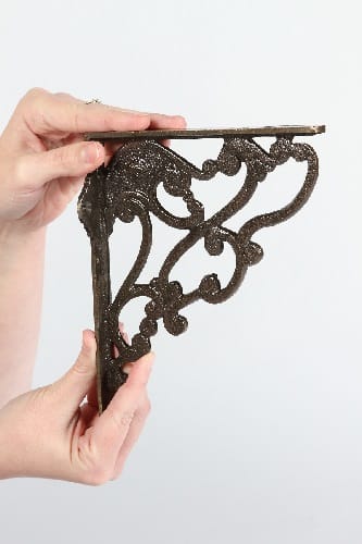 Floral Art Nouveau Iron Bracket