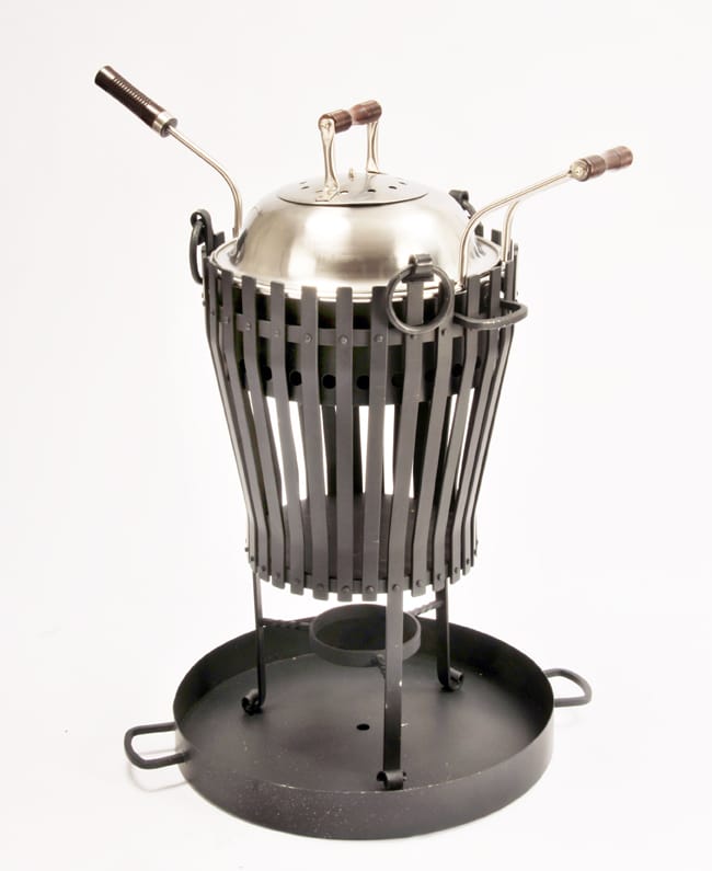 Deluxe BBQ and Log Burner In Black