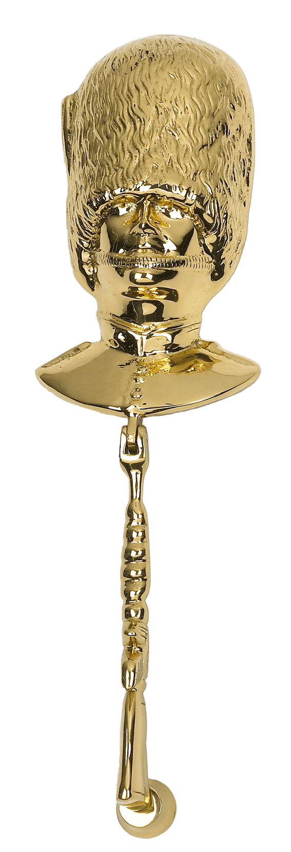 Polished Brass Royal Guard Door Knocker