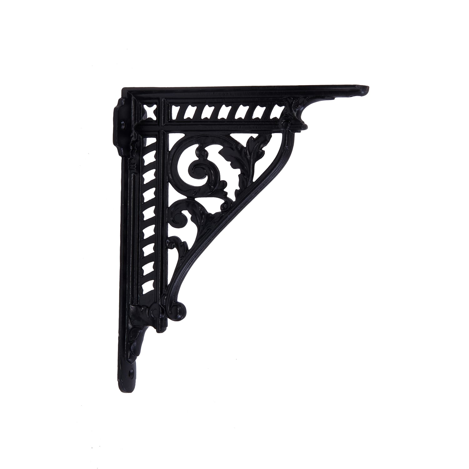 Black Ornate Shelf Bracket