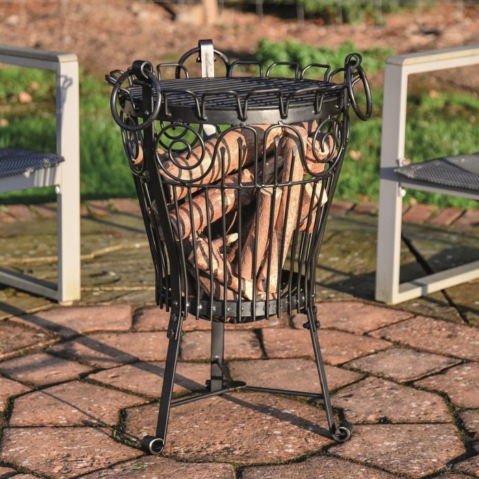 Large Lincoln Log Burner and Grill