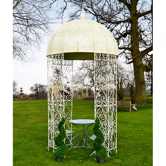 "The Deluxe Lady Arundel" Wrought Iron Garden Gazebo