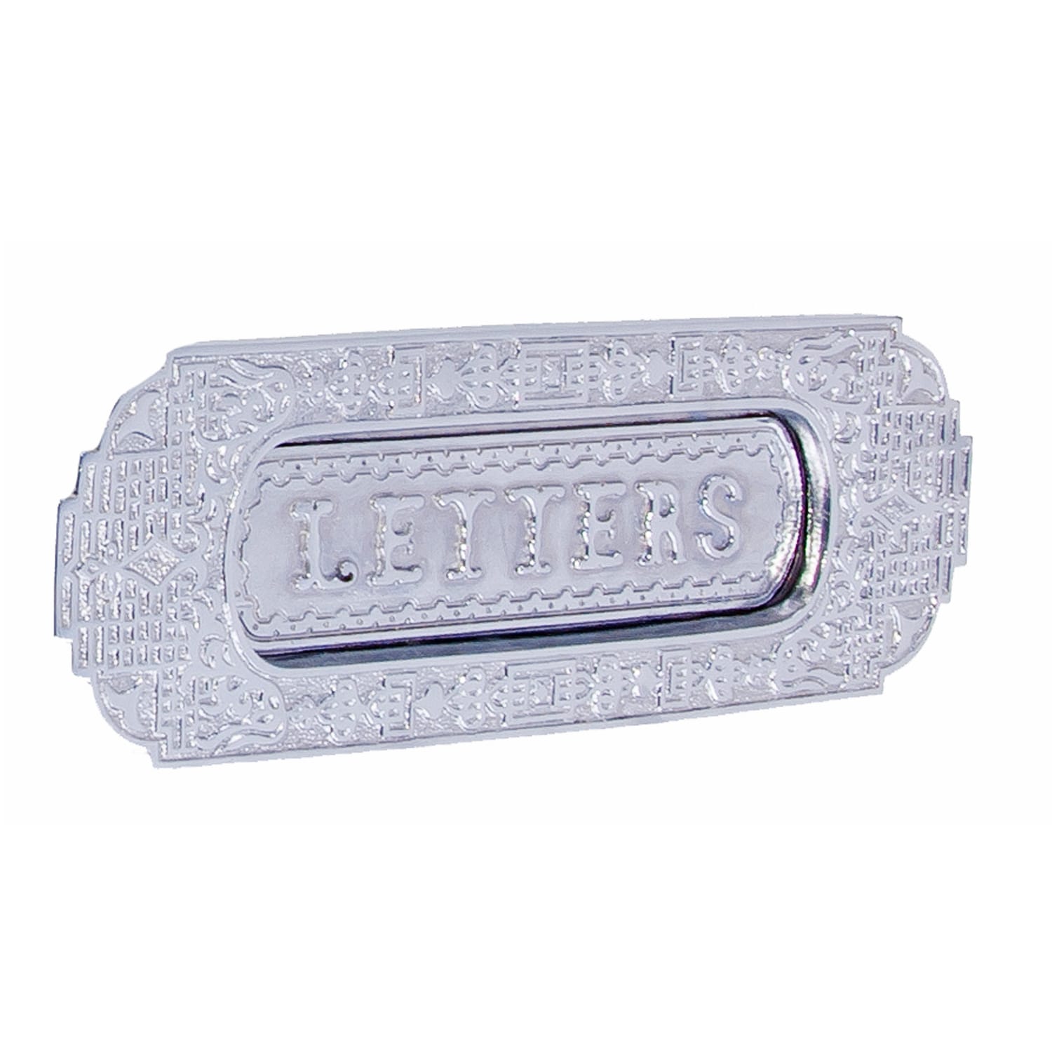 Richmond Park Letter Plate In Bright Chrome