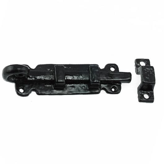 The Forge "Frampton" Black Iron Door Bolt