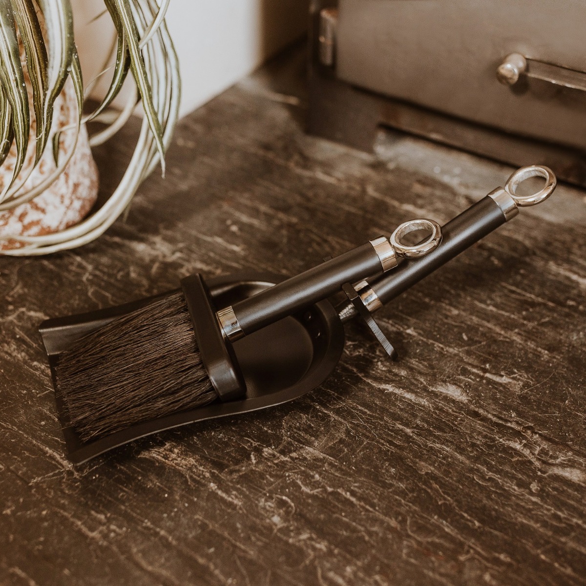 The Classic Brass & Black Iron Brush…