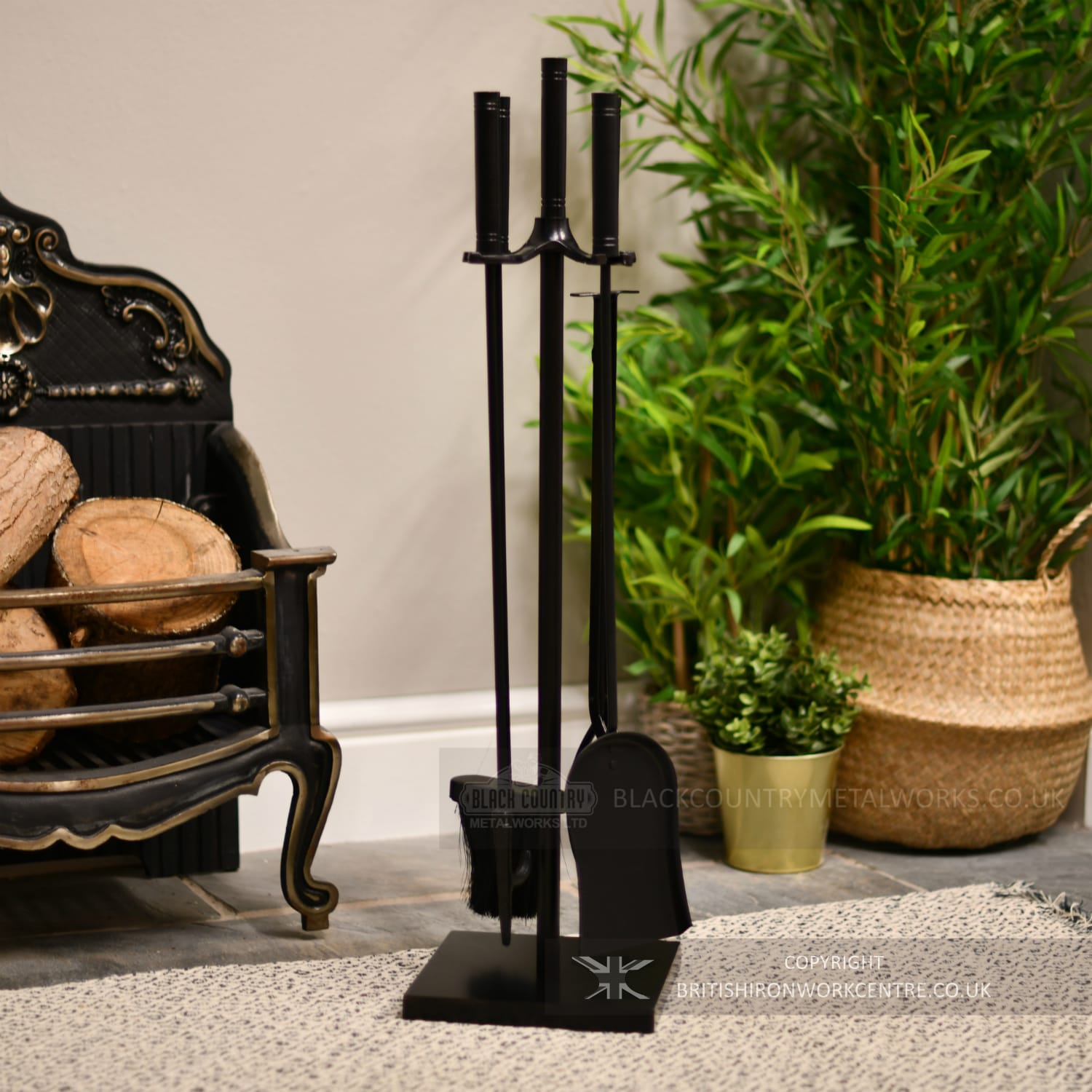 The 'Cubic' Cast Iron Companion Set