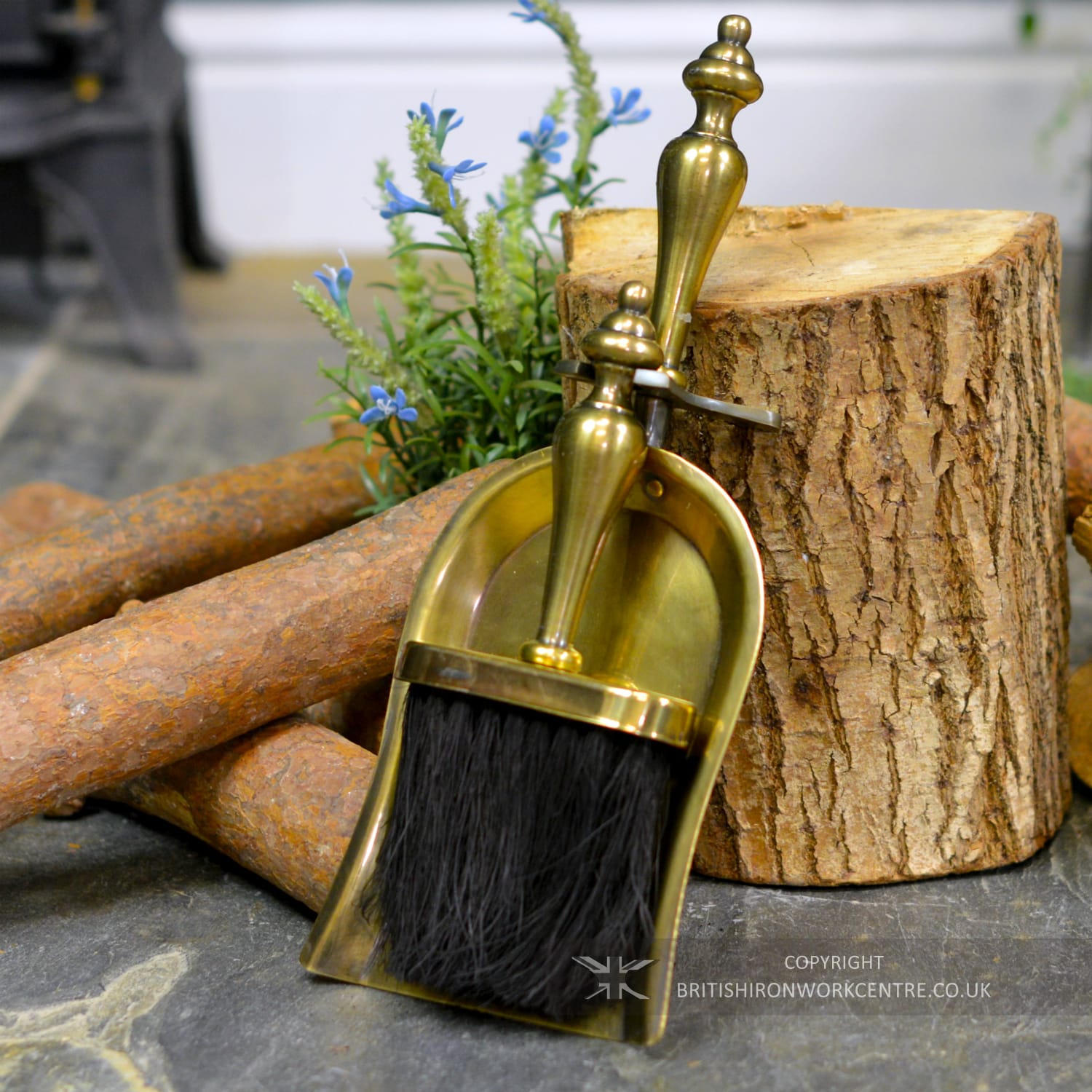 The Berwick Antique Brass Brush Pan …